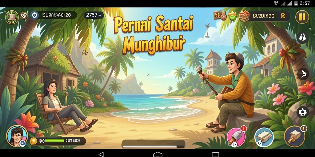 Tangkapan layar dari gameplay 2757 yang menyenangkan dan santai.