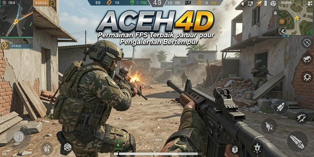 Gameplay seru yang menampilkan aksi tembak-menembak di <strong>ACEH4D</strong>.