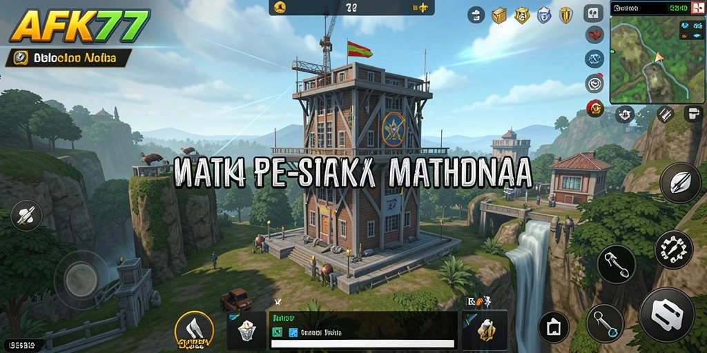 Tampilan gameplay menara pertahanan yang epik dan mendebarkan.
