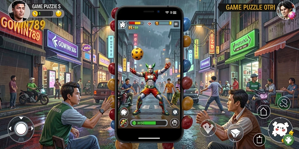 Screenshot dari gameplay <strong>GOWIN789</strong> yang menampilkan tantangan Puzzle seru.