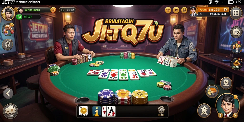 Tampilan gameplay QiuQiu yang menarik di JET77.