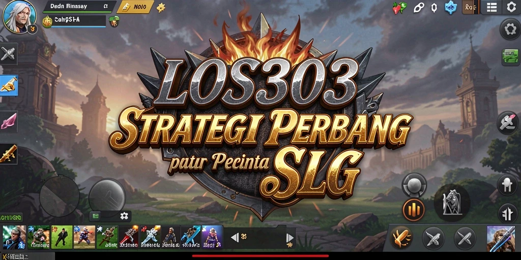Tampilan gameplay LOS303 yang intens dalam pertempuran SLG.
