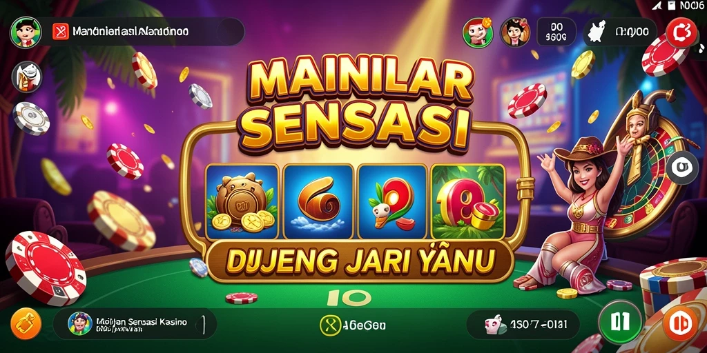 Screenshot gameplay N06 dengan elemen Kasino yang menarik.