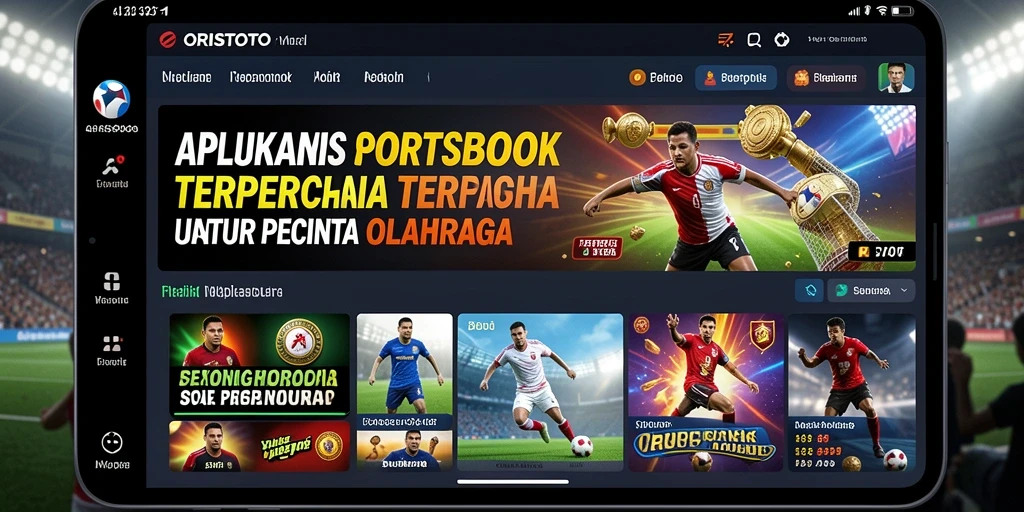 Tampilan gameplay Sportsbook yang menarik di ORISTOTO.