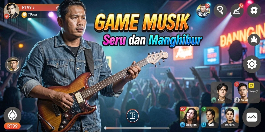 Tampilan gameplay RT99 yang memukau dengan efek visual menawan.