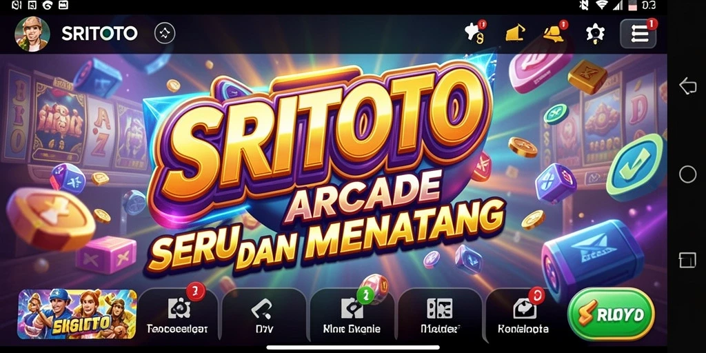 Tampilan gameplay menarik dari SRITOTO dengan karakter yang dinamis.
