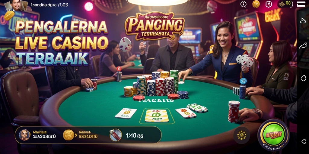 Tampilan gameplay menarik di V07 dengan dealer profesional.