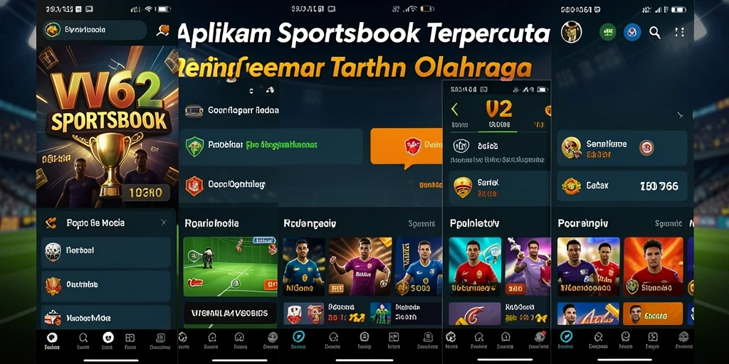 Screenshot gameplay <strong>VV62</strong> menampilkan berbagai pilihan taruhan olahraga.