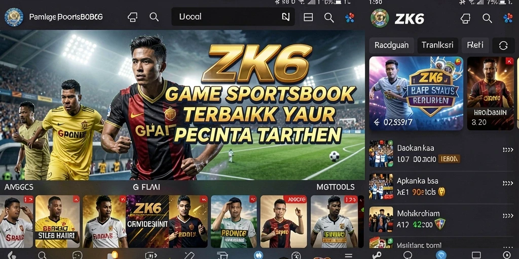 Tampilan gameplay saat memasang taruhan di ZK6.